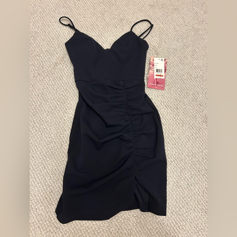 NWT navy mini dress